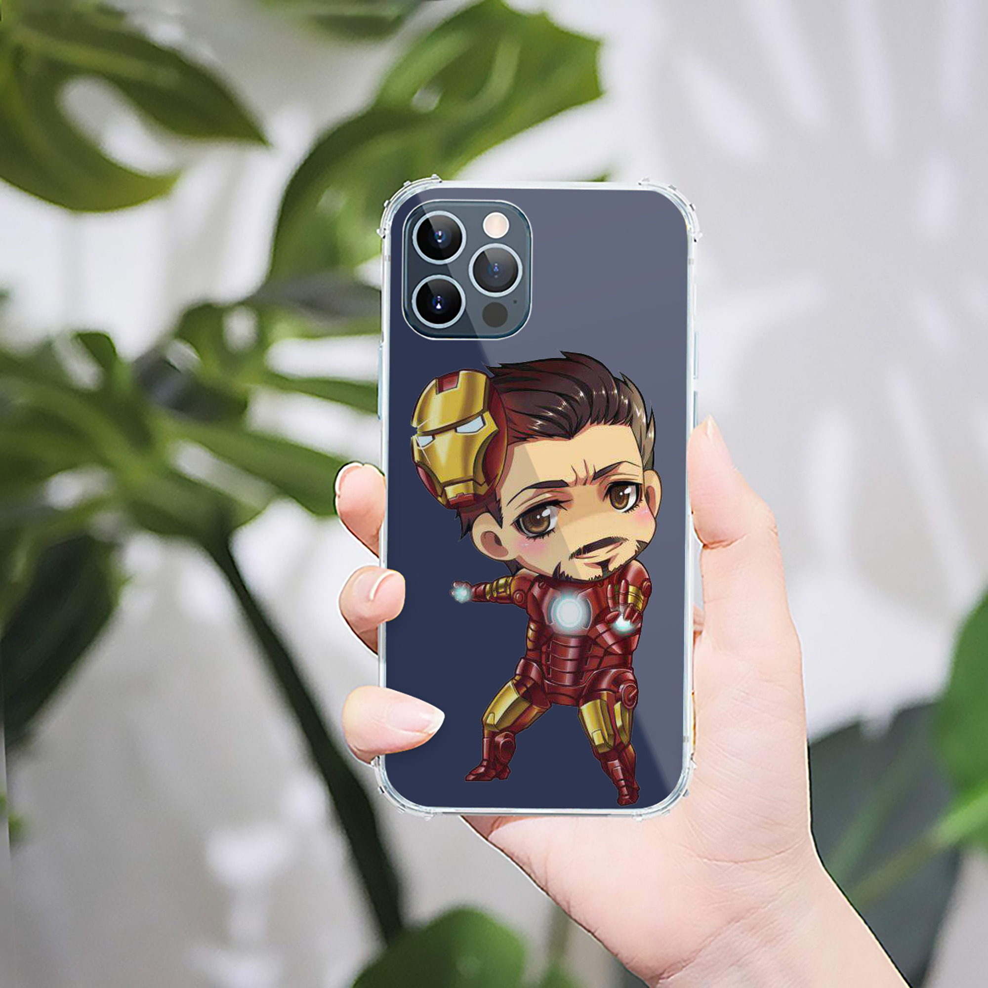 （画像用） アベンジャーズ The Avengers 【iPhone 12シリーズ対応】透明スマホケース（クリアソフトケース）
